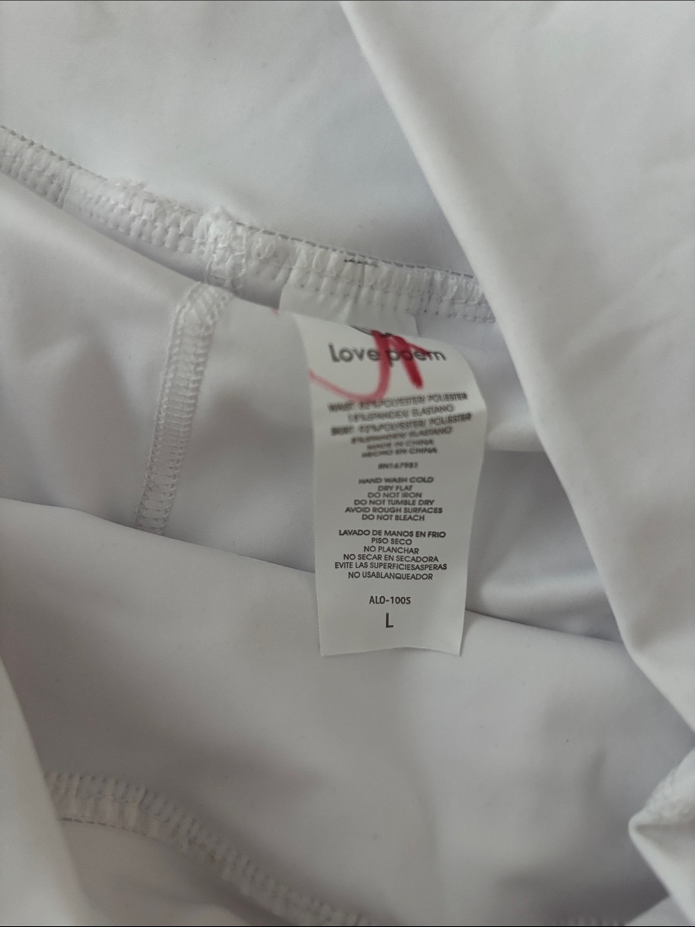 NWT Love Poem White Pleated Mini Skirt - Picture 3 of 4